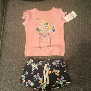 Jersey Tee & Terry Shorts